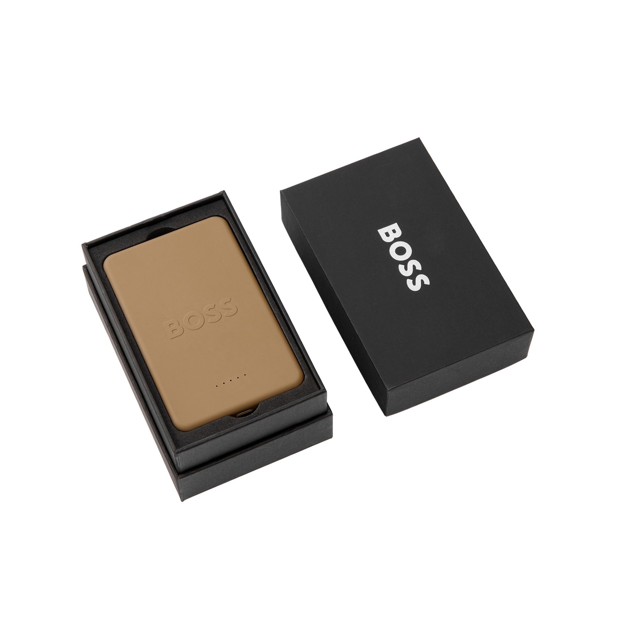 Hugo Boss Мобилна батерия Iconic, 3000 mAh, карамел