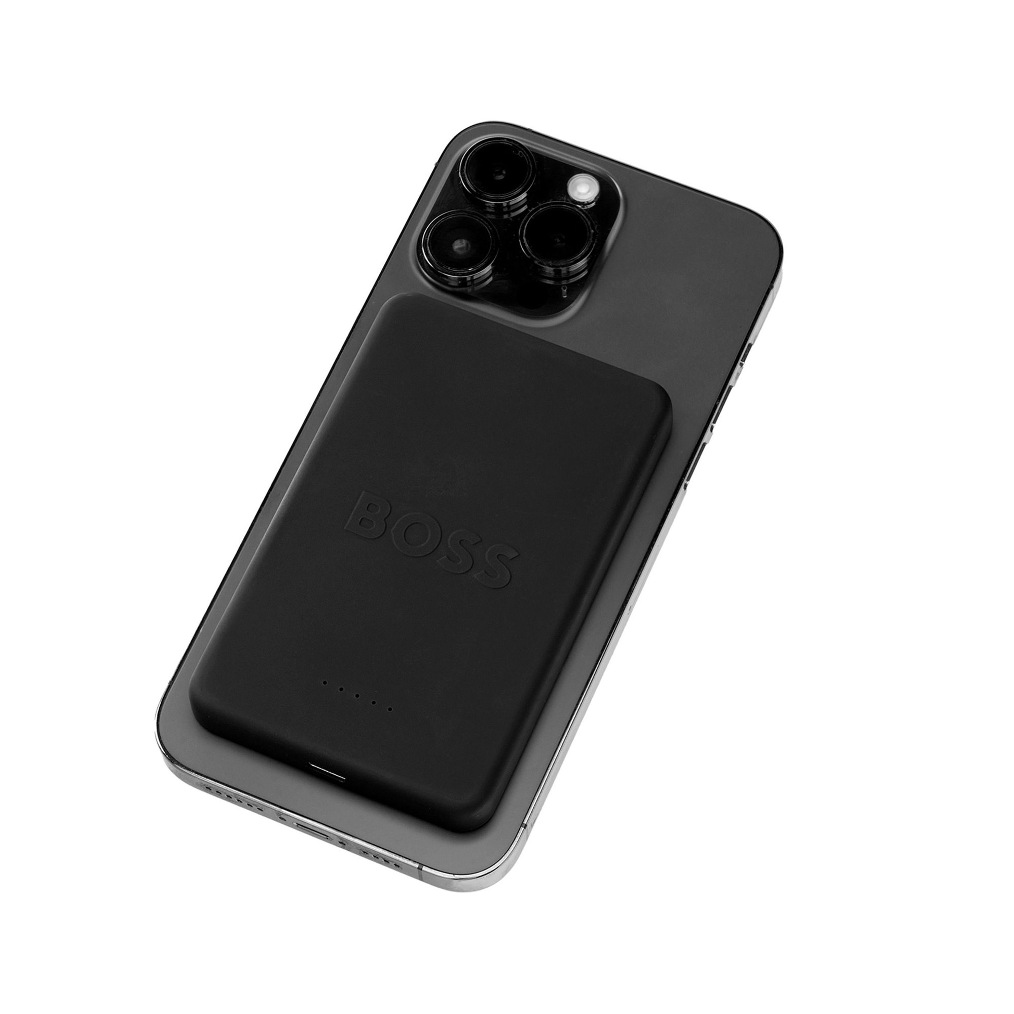 Hugo Boss Мобилна батерия Iconic, 3000 mAh, черна