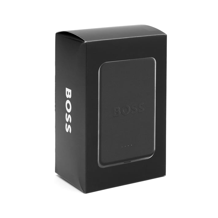 Hugo Boss Мобилна батерия Iconic, 3000 mAh, черна