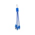 Cool Кабел 3 в 1 USB Scolt, Lightning, micro USB и USB type C, син
