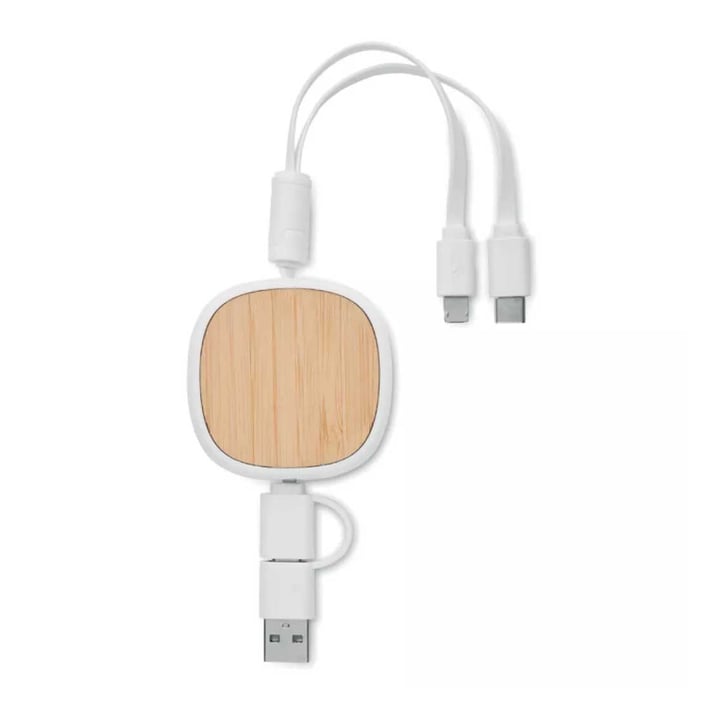 More Than Gifts Кабел за зареждане Togobam, Micro USB, USB Type-C, Lightning