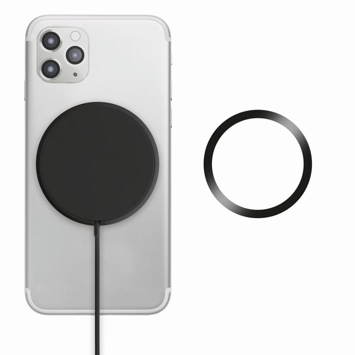 More Than Gifts Зарядно устройство Flake Mag, безжично, магнитно, 10 W, черно