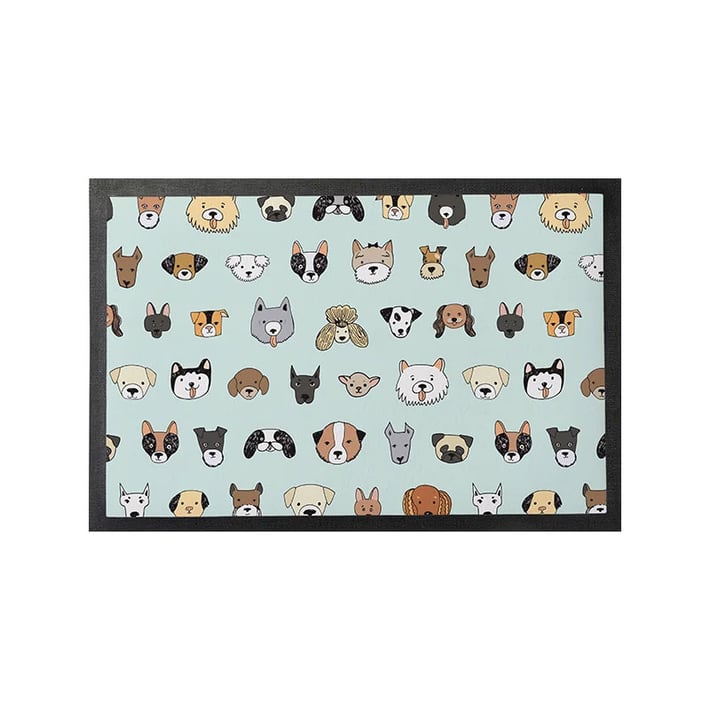 BESTSUB Изтривалка за врата, с гумен гръб, 60 х 40 cm