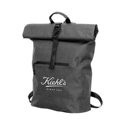 Раница Rolltop, водоустойчива, с джоб, 300D RPET, 40 х 60 cm, черна