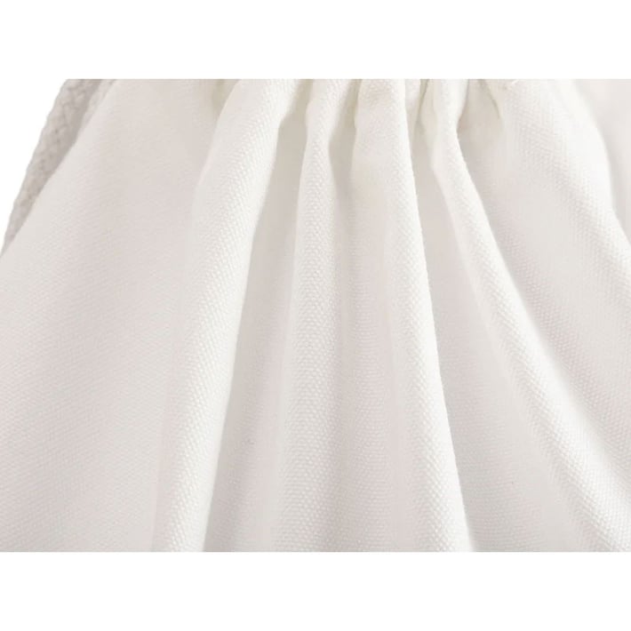 BESTSUB Раница, тип мешка, с връзки, 41 х 49 cm, бяла