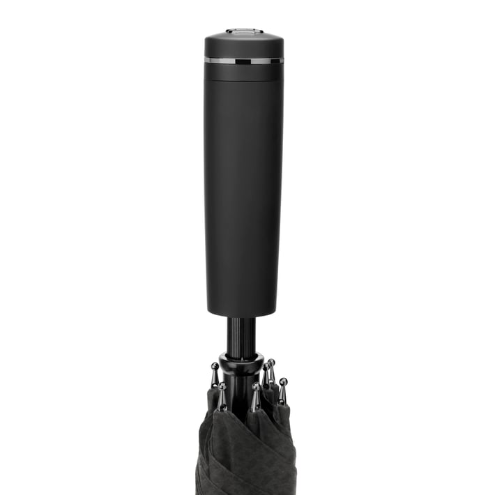 Hugo Boss Чадър Double B, черен