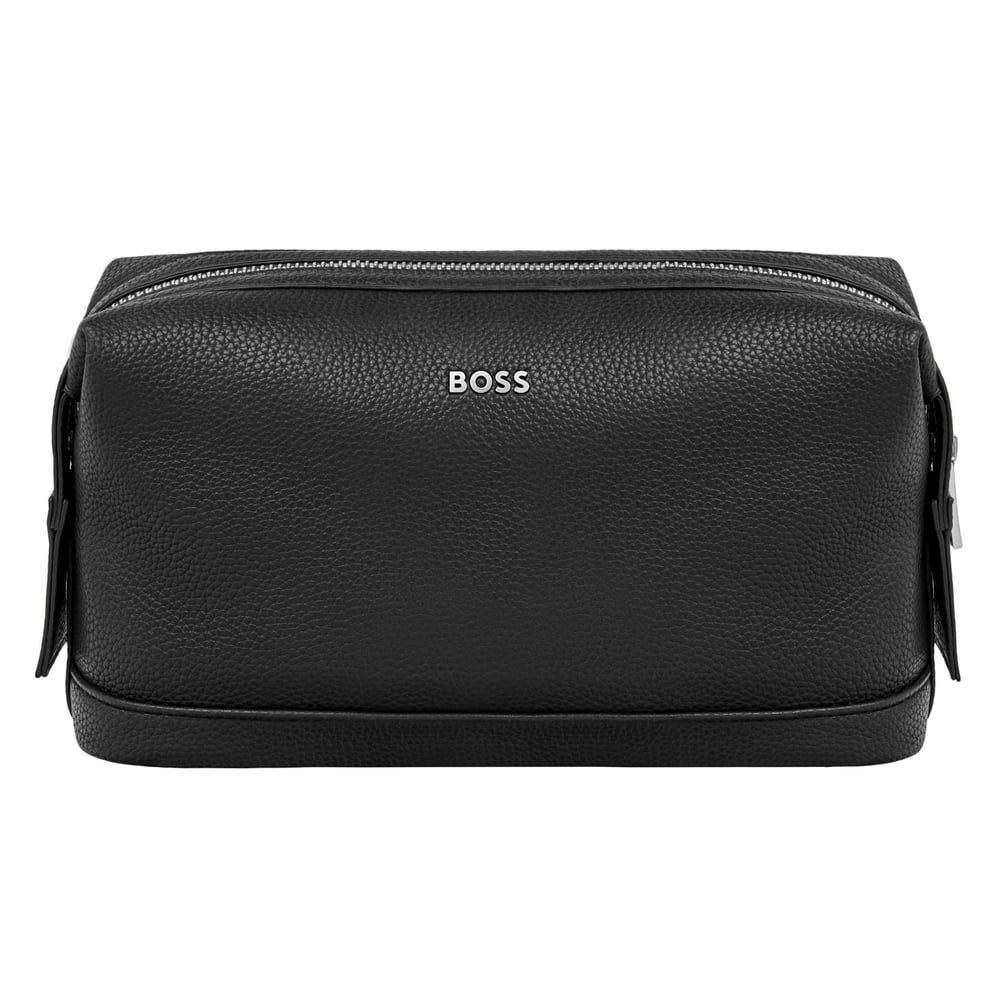 Hugo Boss Козметична чанта Classic Grained, черна