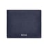 Hugo Boss Портфейл Classic Grained, с капак, тъмносин