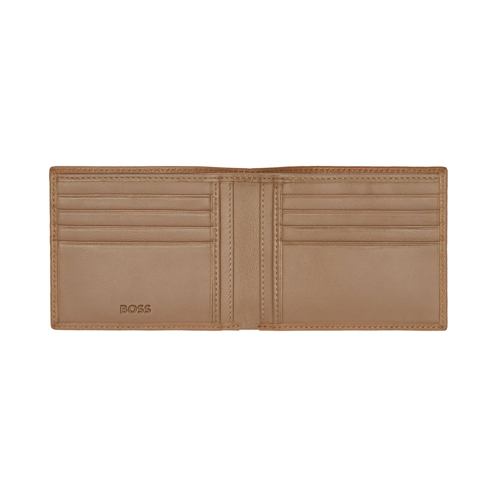 Hugo Boss Портфейл Classic Grained, карамел