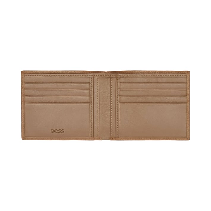 Hugo Boss Портфейл Classic Grained, карамел