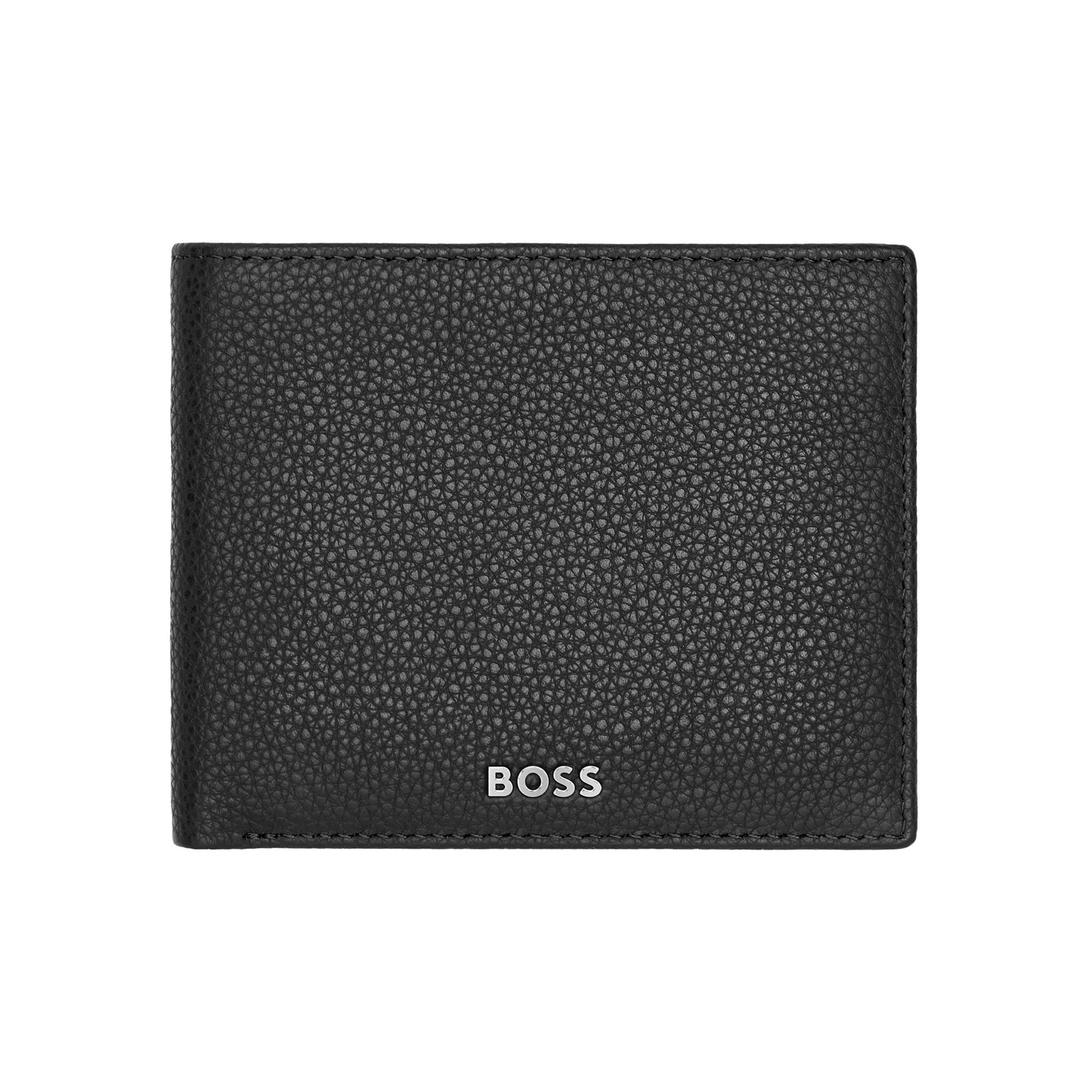 Hugo Boss Портфейл Classic Grained, с отделение за монети, черен