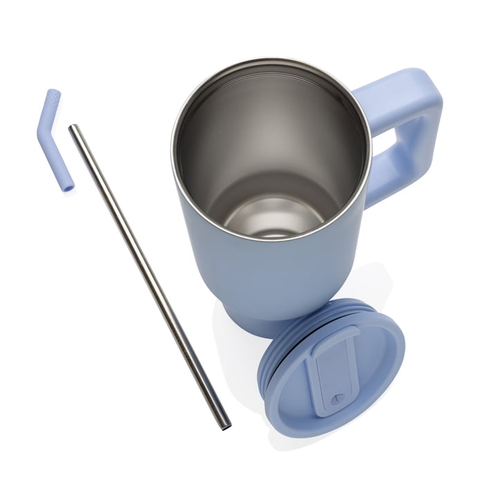 Термочаша Embrace, метална, с капак, 900 ml, светлосиня