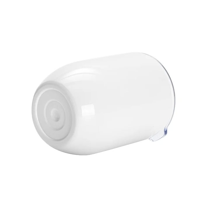 BESTSUB Чаша за вино, с капак, неръждаема стомана, 450 ml, бяла