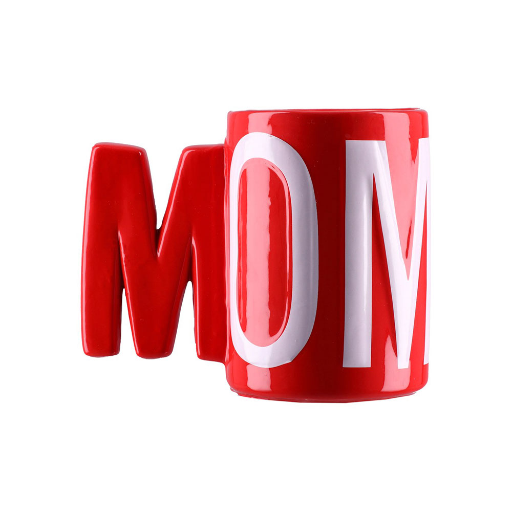 Чаша Takk Toby, Mum, керамична, червена