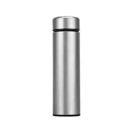 Термос Smarty, метален, двустенен, с индикатор, 500 ml, сребрист