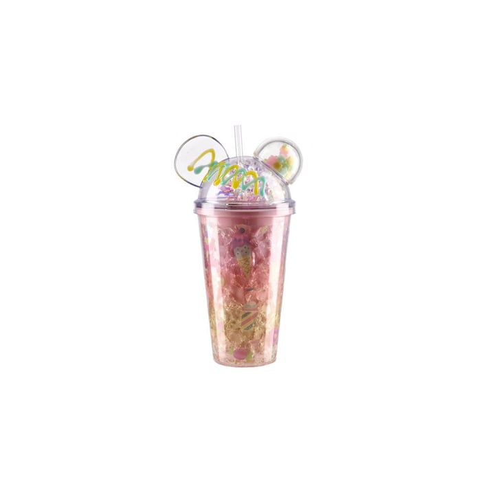 Чаша Takk Lagro 20, със сламка, сладолед, 450 ml, асорти