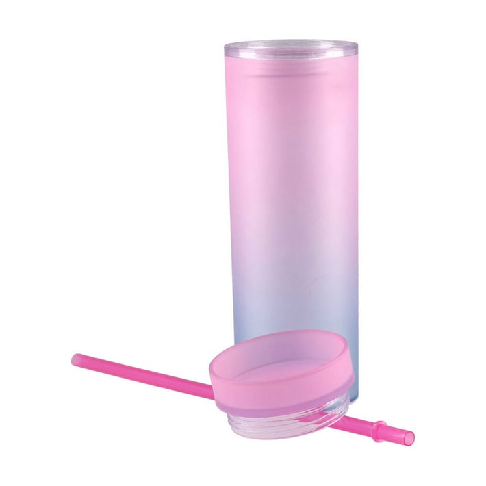 Чаша Takk Style Trend, със сламка, 470 ml, асорти