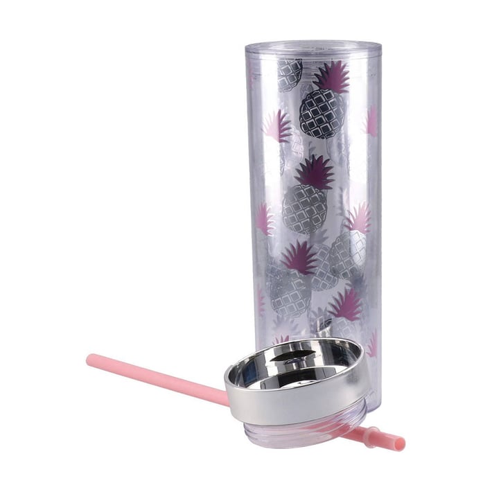 Чаша Takk Style Trend, със сламка, 470 ml, асорти