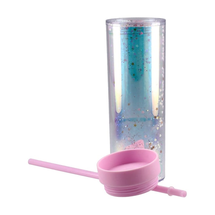 Чаша Takk Style Trend, със сламка, 470 ml, асорти