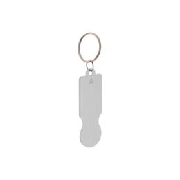 Cool Ключодържател Ralucart, алуминиев, 69 х 23 х 2 mm, сребрист