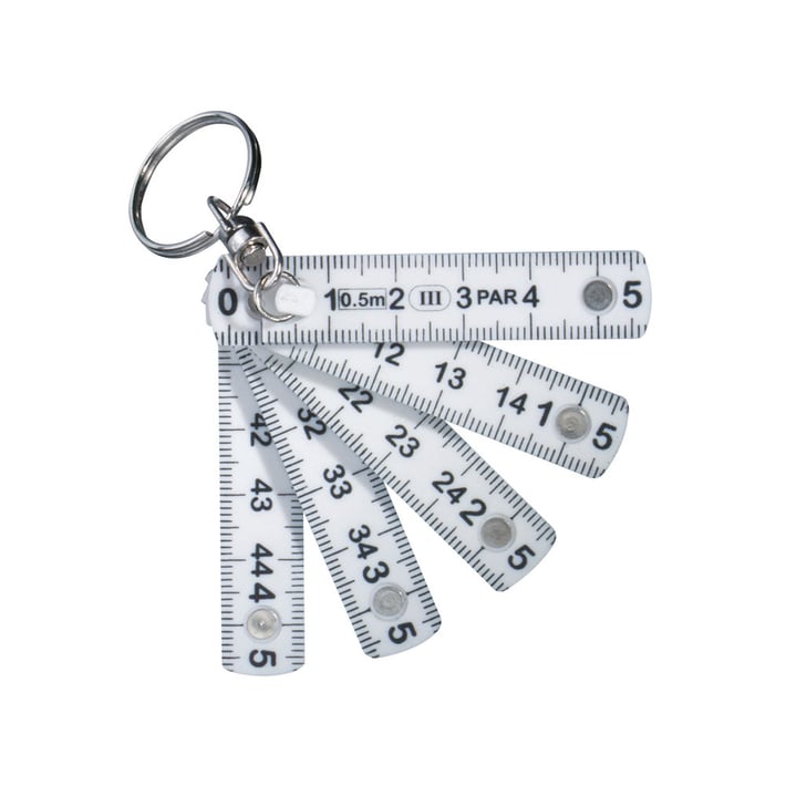 Ключодържател, мини, сгъваем метър