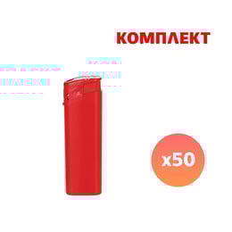 Tom Запалка ЕB-15, пластмасова, червена, с пълноцветен печат, 50 броя