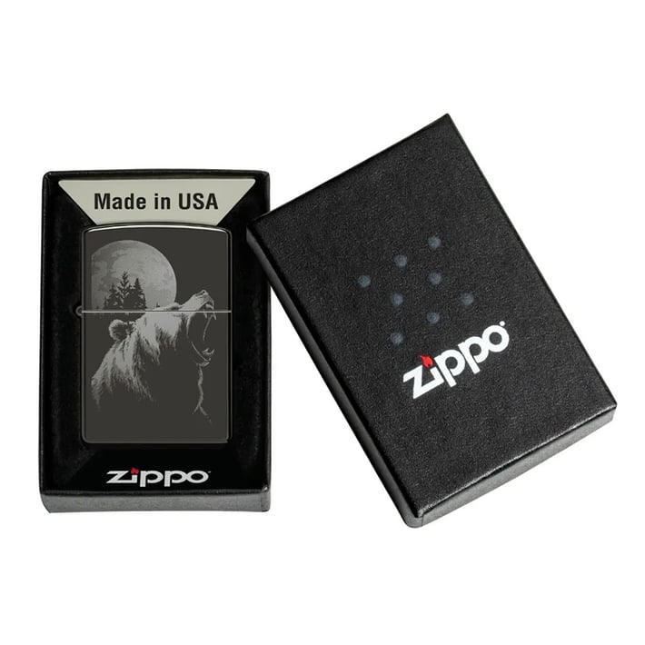 Zippo Запалка 24756-115825 - Мечка, черна