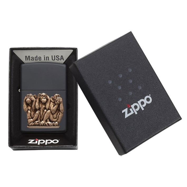 Zippo Запалка 29409 - Three monkeys
