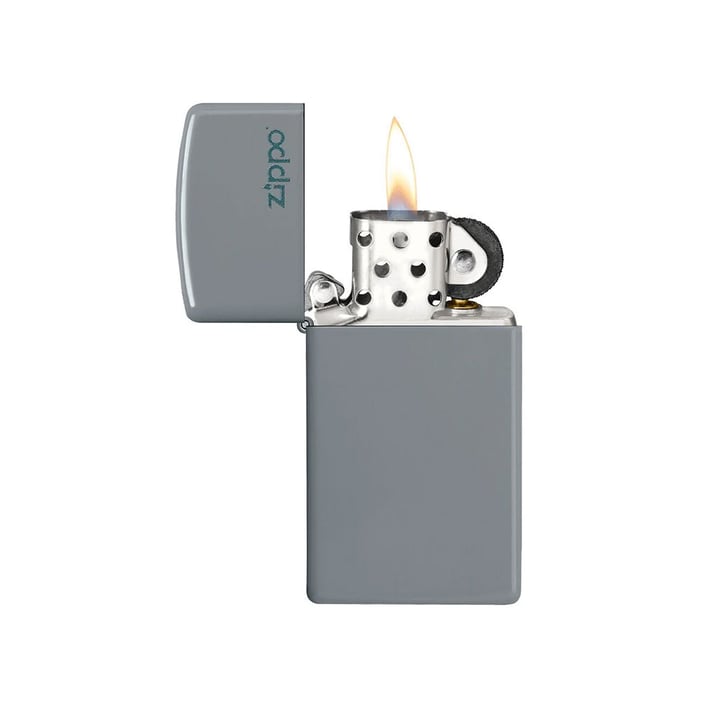 Zippo Запалка 49527ZL - Slim Flat Grey Matte