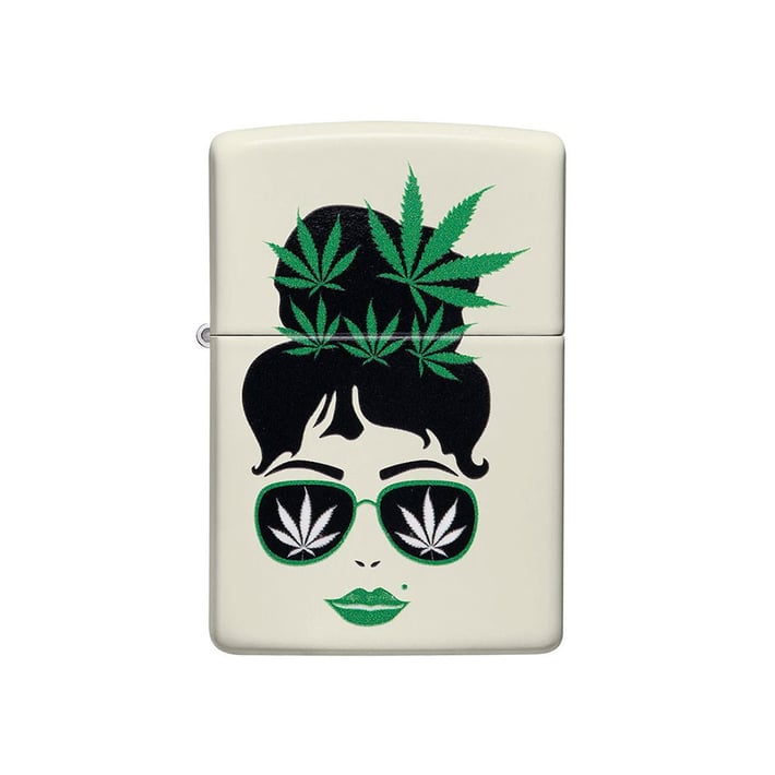Zippo Запалка 49837 - Cannabis Design