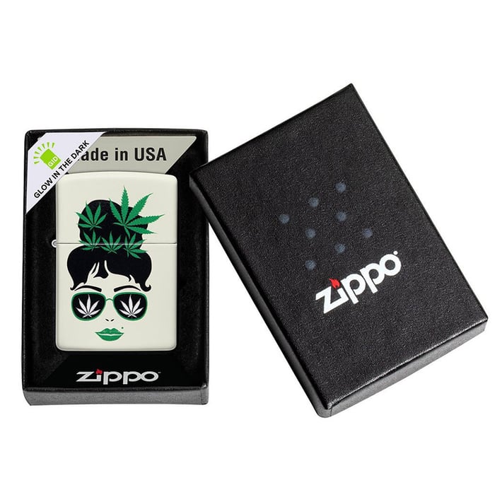 Zippo Запалка 49837 - Cannabis Design