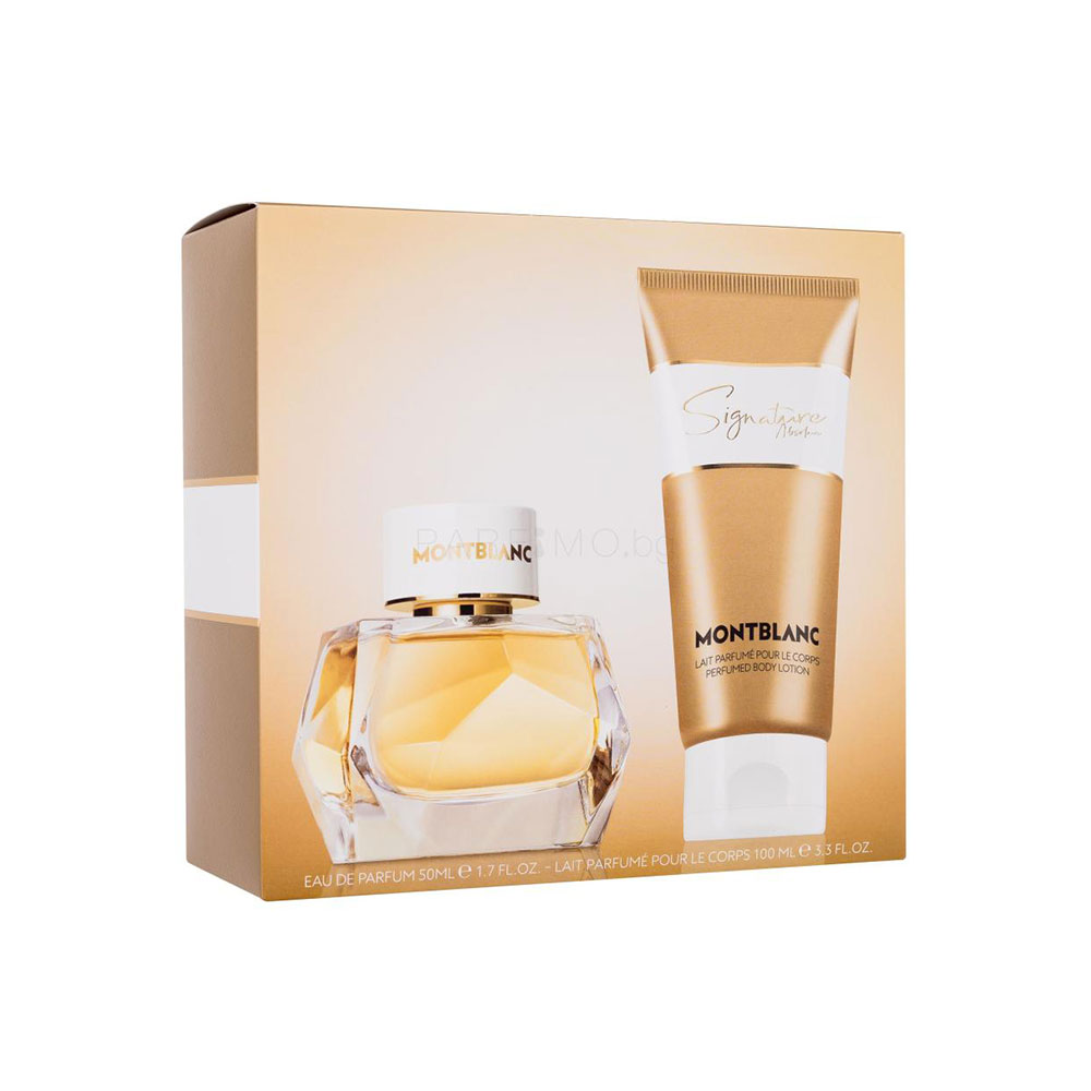 Montblanc Парфюм Signature Absolue, Eau de parfum, 50 ml, в комплект с лосион за тяло 100 ml, дамски