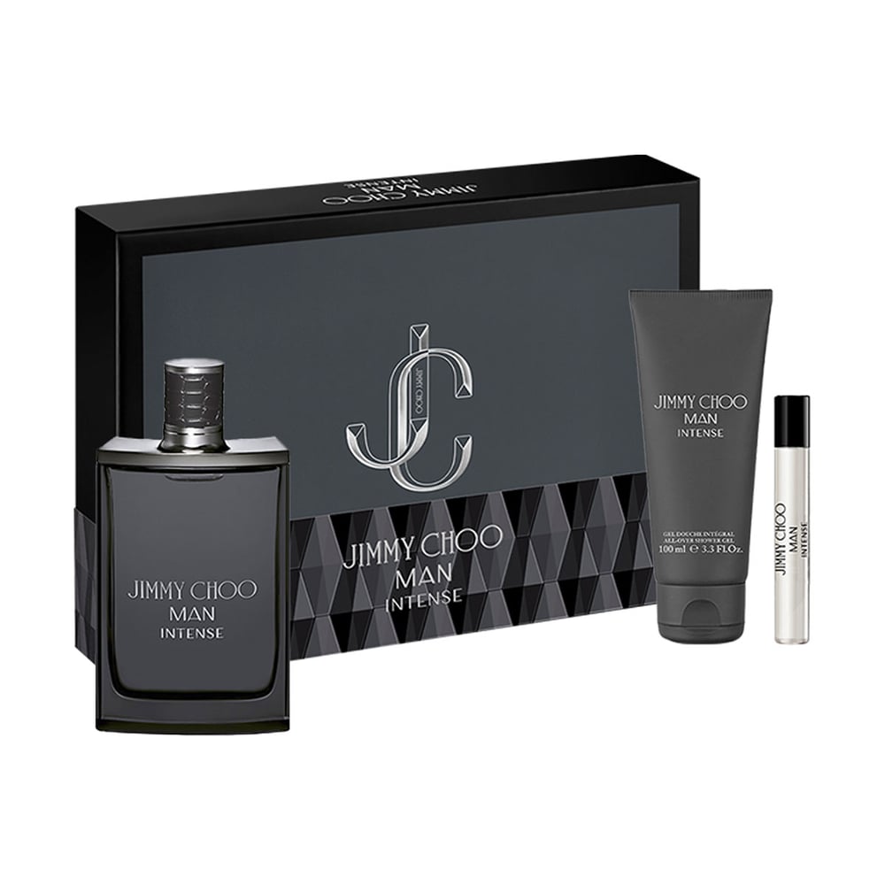 Jimmy Choo Парфюм Intense, FR M, Eau de toilette, 100 ml, в комплект с парфюм 7.5 ml и душ гел 100 ml, мъжки