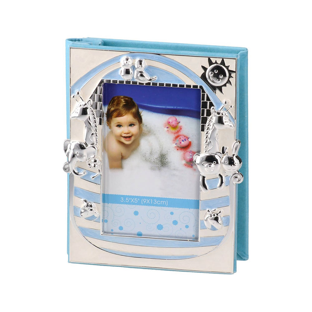 Албум за снимки Takk Stills с метална рамка, 9 х 13 cm, син