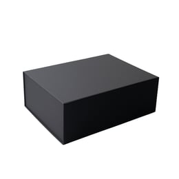 Office 1 Кутия Natural, с магнитно затваряне, сгъваема, 20 х 18 х 8 cm, черна