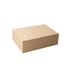 Office 1 Кутия Natural, с магнитно затваряне, сгъваема, 20 х 18 х 8 cm, кафява