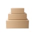 Office 1 Кутия Natural, с магнитно затваряне, сгъваема, 20 х 18 х 8 cm, кафява