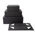 Office 1 Кутия Natural, с магнитно затваряне, сгъваема, 28 х 20 х 9 cm, черна