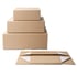 Office 1 Кутия Natural, с магнитно затваряне, сгъваема, 28 х 20 х 9 cm, кафява