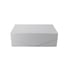 Office 1 Кутия Matt, с магнитно затваряне, сгъваема, 23 х 15 х 10 cm, сива