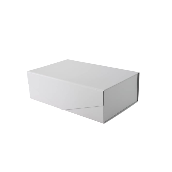 Office 1 Кутия Matt, с магнитно затваряне, сгъваема, 23 х 15 х 10 cm, сива