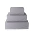Office 1 Кутия Matt, с магнитно затваряне, сгъваема, 23 х 15 х 10 cm, сива