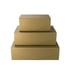 Office 1 Кутия Matt, с магнитно затваряне, сгъваема, 23 х 15 х 10 cm, златиста