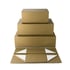 Office 1 Кутия Matt, с магнитно затваряне, сгъваема, 23 х 15 х 10 cm, златиста