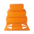Office 1 Кутия Matt, с магнитно затваряне, сгъваема, 23 х 15 х 10 cm, оранжева
