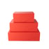 Office 1 Кутия Matt, с магнитно затваряне, сгъваема, 23 х 15 х 10 cm, червена