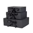 Office 1 Кутия Gift Box, с магнитно затваряне, сгъваема, 26 х 23 х 9.5 cm, черна
