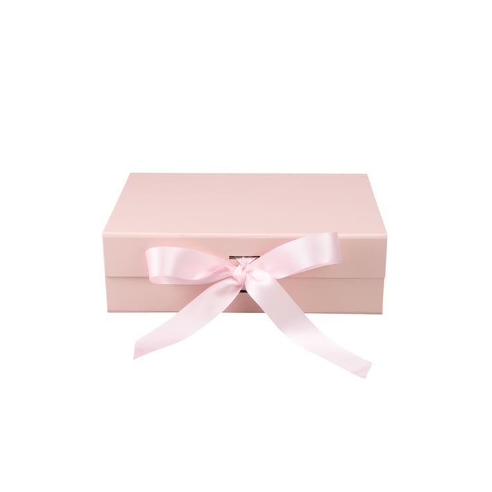 Office 1 Кутия Gift Box, с магнитно затваряне, сгъваема, 26 х 23 х 9.5 cm, розова