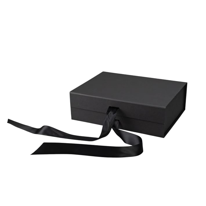 Office 1 Кутия Gift Box, с магнитно затваряне, сгъваема, 33 х 27 х 12 cm, черна