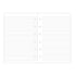Filofax Допълнителни листове за органайзер Pocket, бели